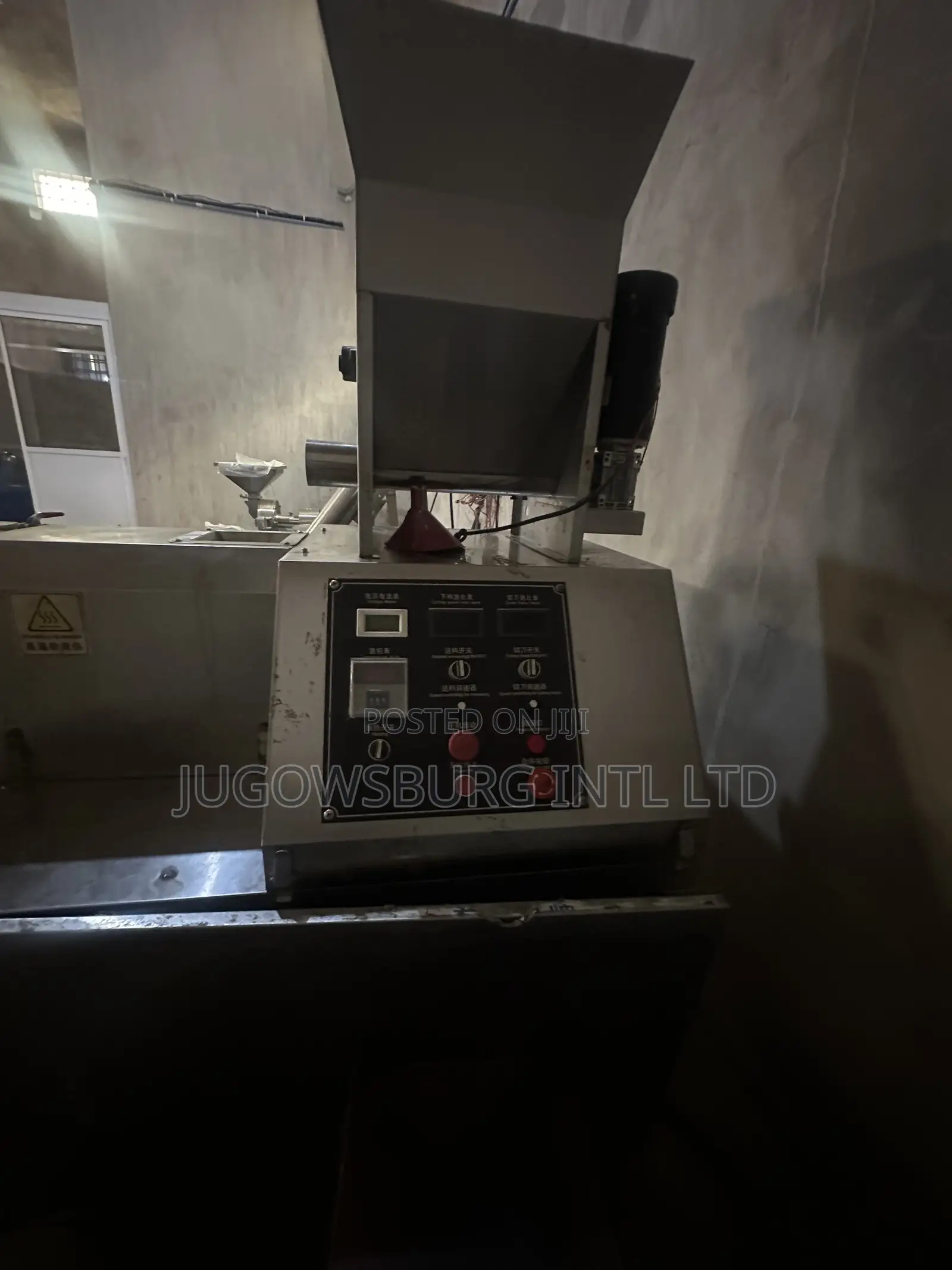 Corn Snacks Extruding Machine Stainless Steel With Mixer (Single Screw