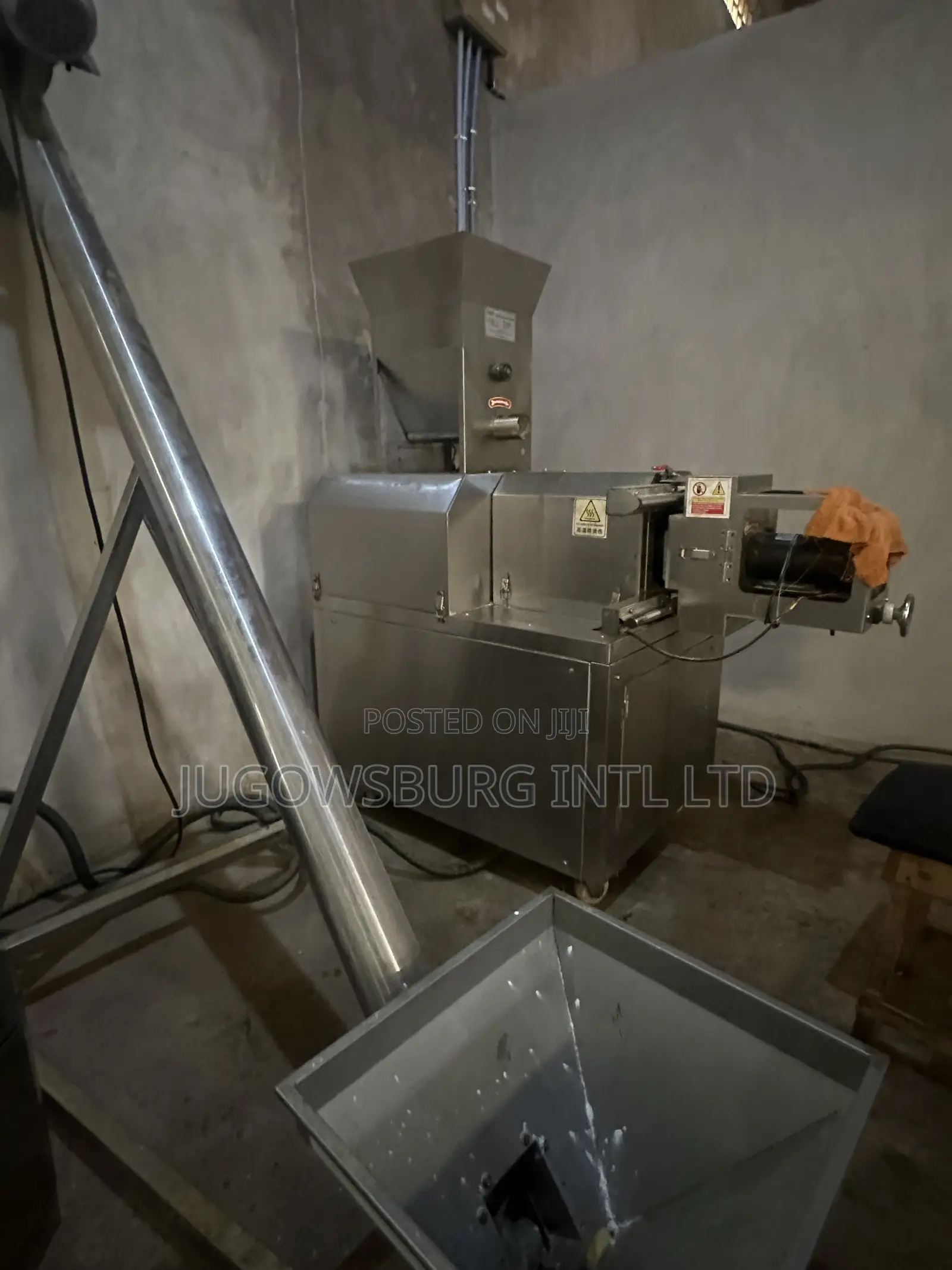 Corn Snacks Extruding Machine Stainless Steel With Mixer (Single Screw