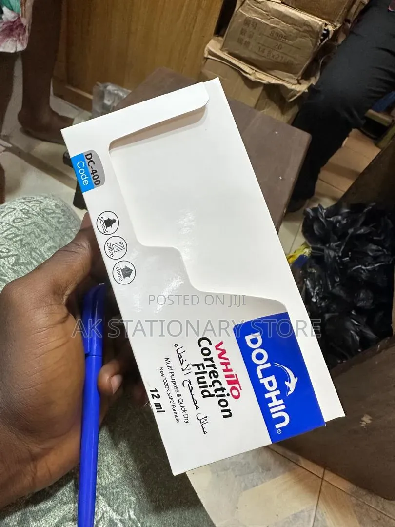 Dophin White Correction Fluid 12pcs