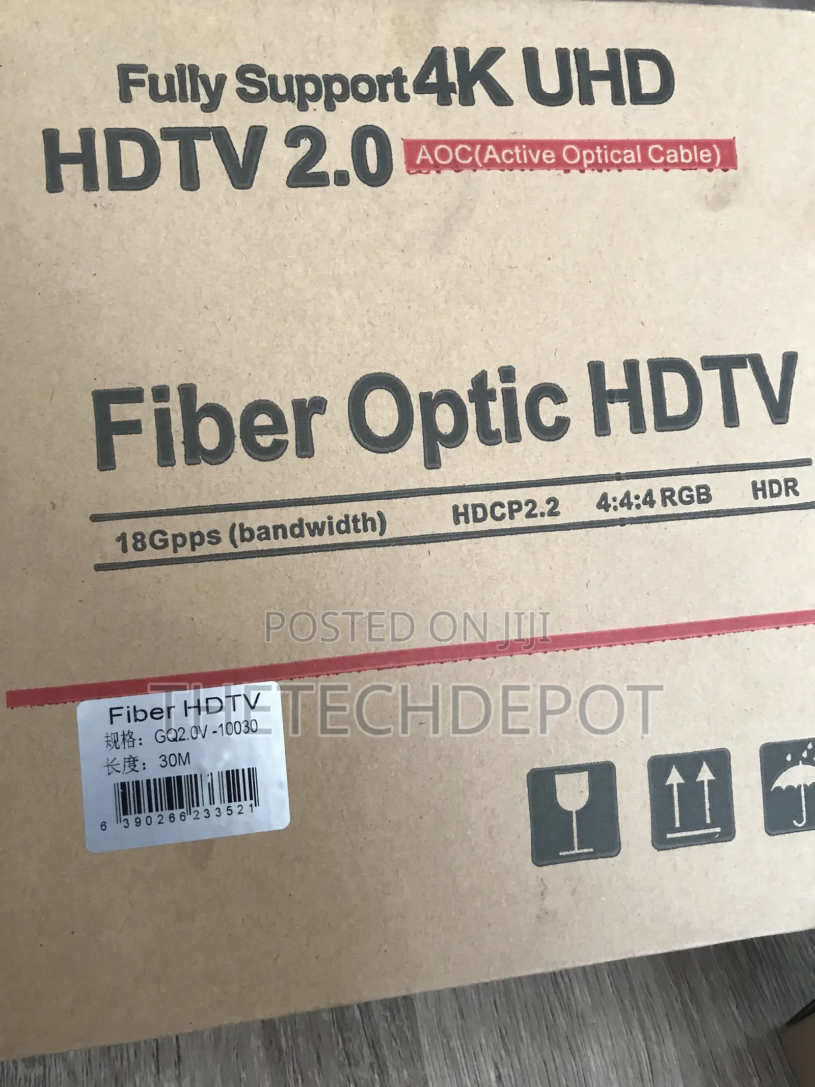 30 Meters Optic Fiber HDTV