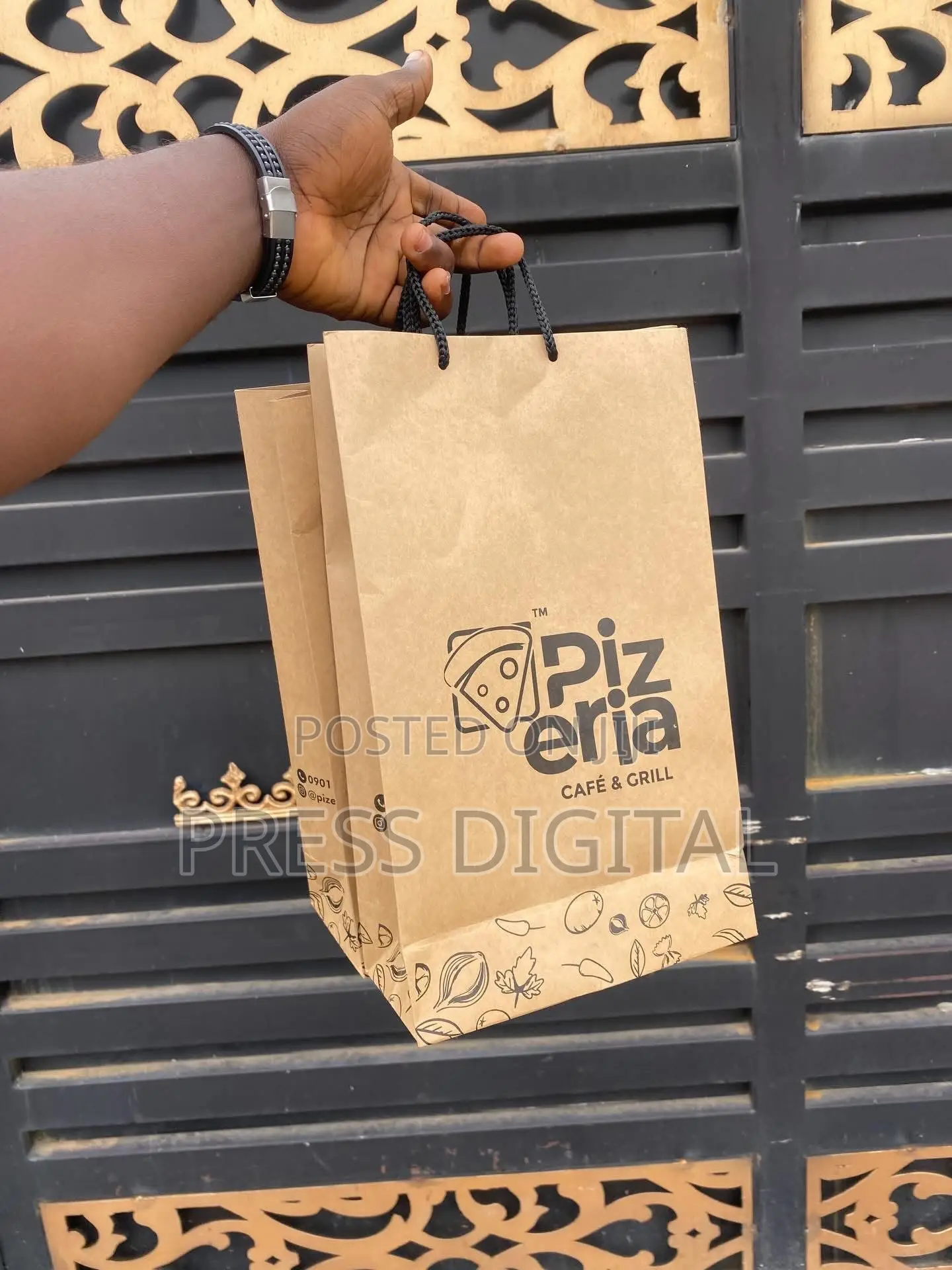 Medium Size Brown Paper Bag