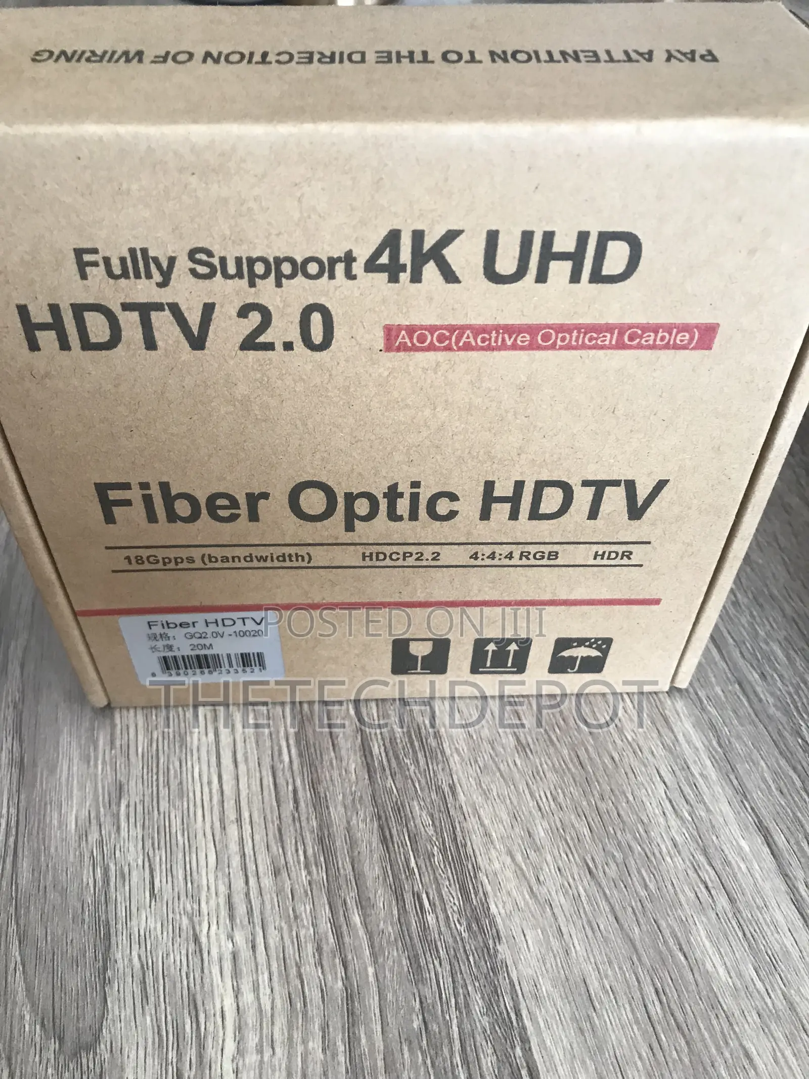 Uhd HDTV Fiber Optic HDTV Cable