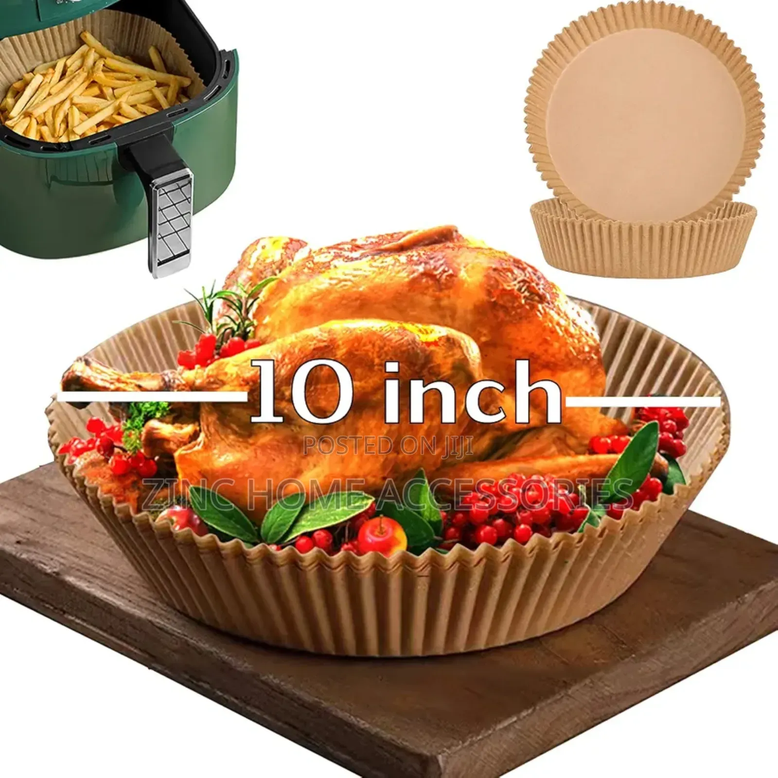 Duran Square Paper Airfryer Liner