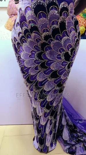 Luxury Velvet Beaded Lace