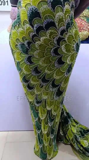 Luxury Velvet Beaded Lace