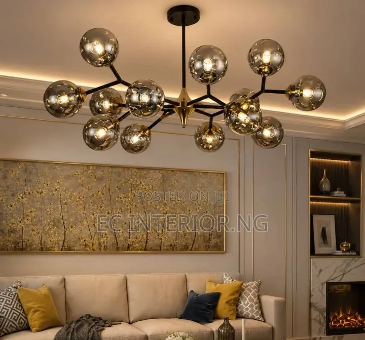 Nordic Glass Ball Lamp Modern LED