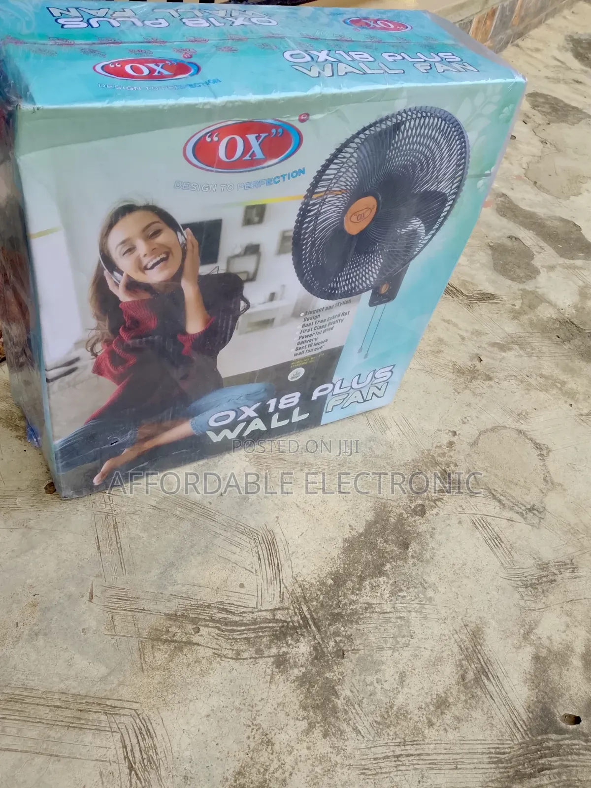 Powerful Wind Ox 18inch Wall Fan