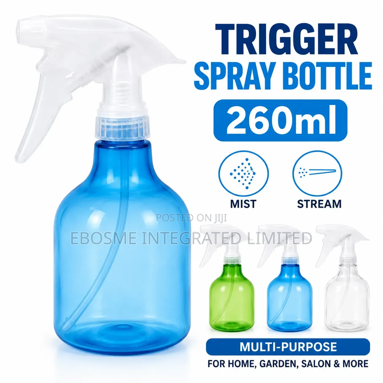 260ml Adjustable Trigger Spray Bottle