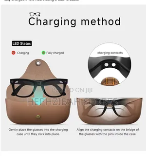 AI Next Generation Smart Recording Glasses With Charging Case