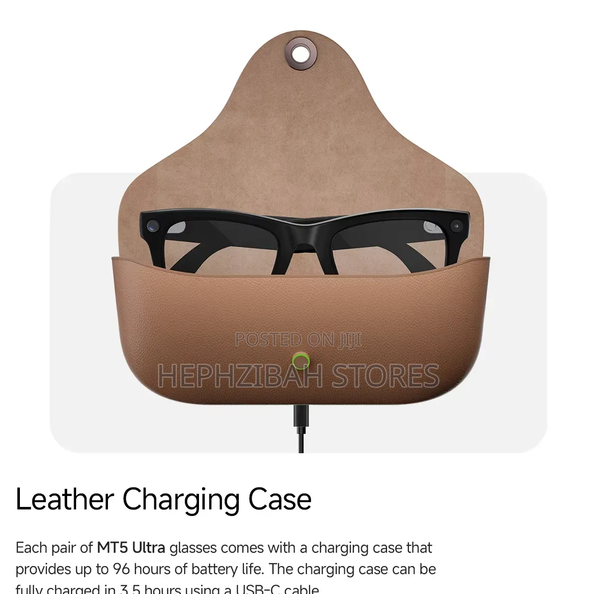 AI Next Generation Smart Recording Glasses With Charging Case