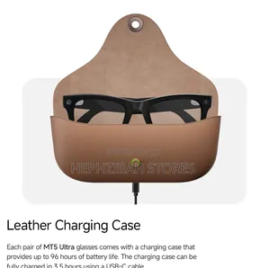 AI Next Generation Smart Recording Glasses With Charging Case