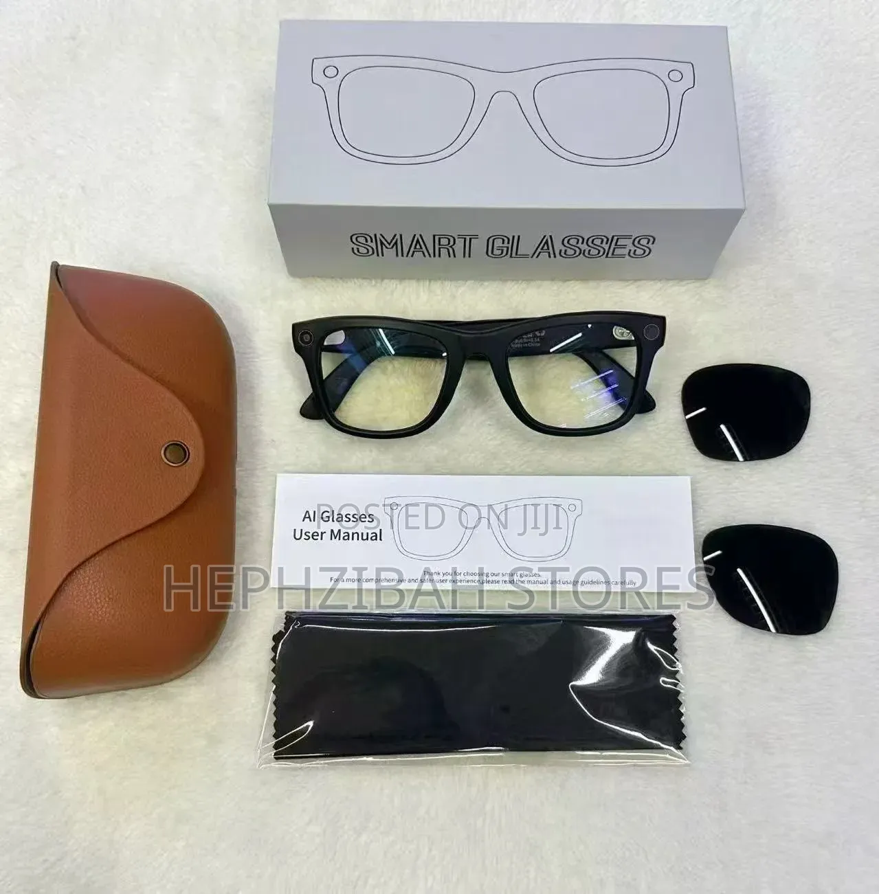 AI Next Generation Smart Recording Glasses With Charging Case