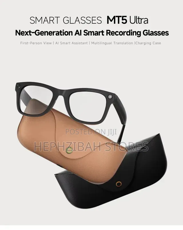 AI Next Generation Smart Recording Glasses With Charging Case