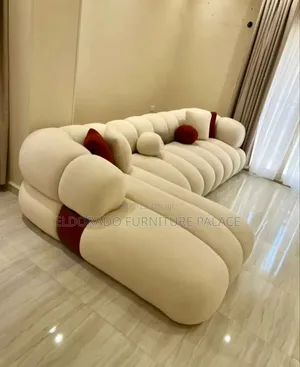 Quality Stylish Fabric L- Shape Chairs