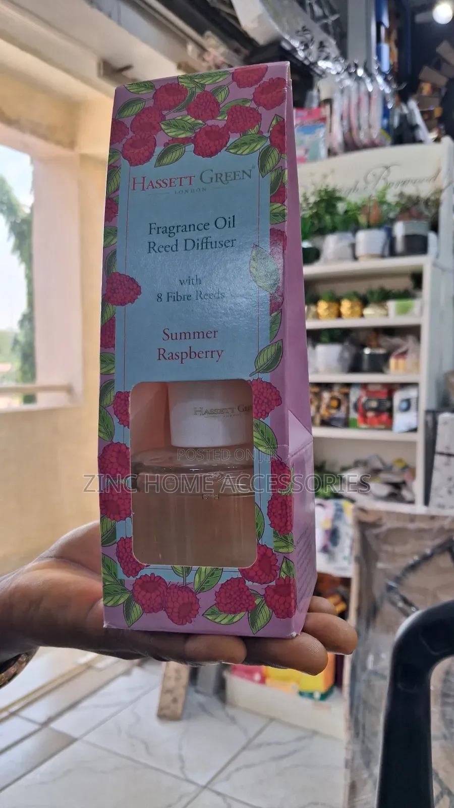 Hasset and Green Reed Diffuser