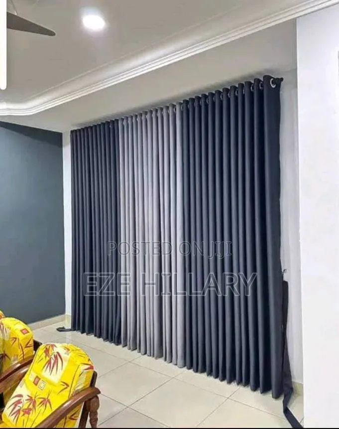 Premium Black Curtain Rods Rails – Strong Durable