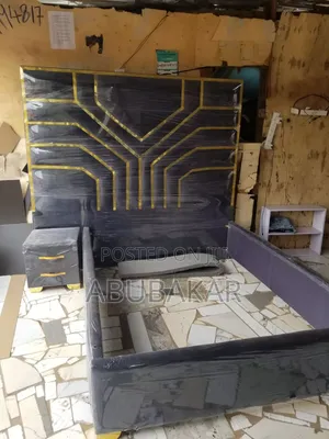 New Padded Bedfrem With One Side Drawer Very Solid