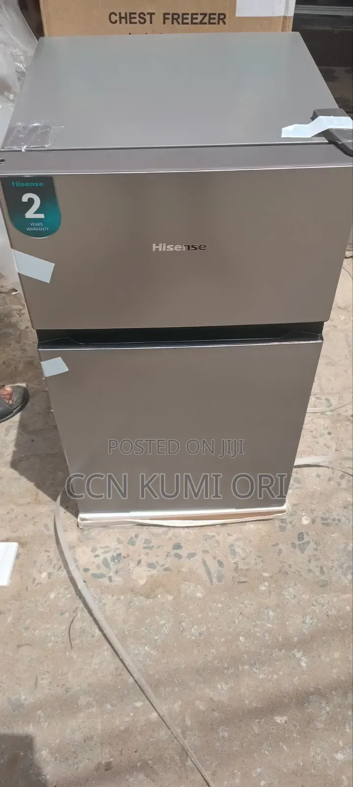 Hisense 154litres Fridge Double Doors