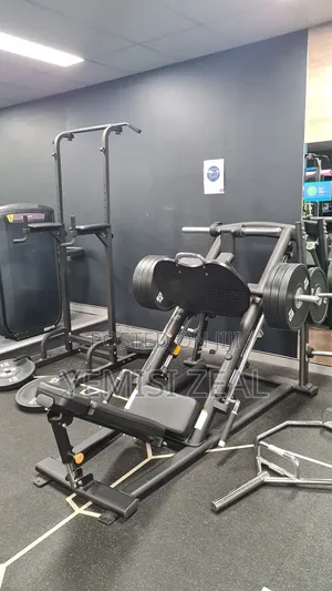 Leg Press Machine With Weight Plates