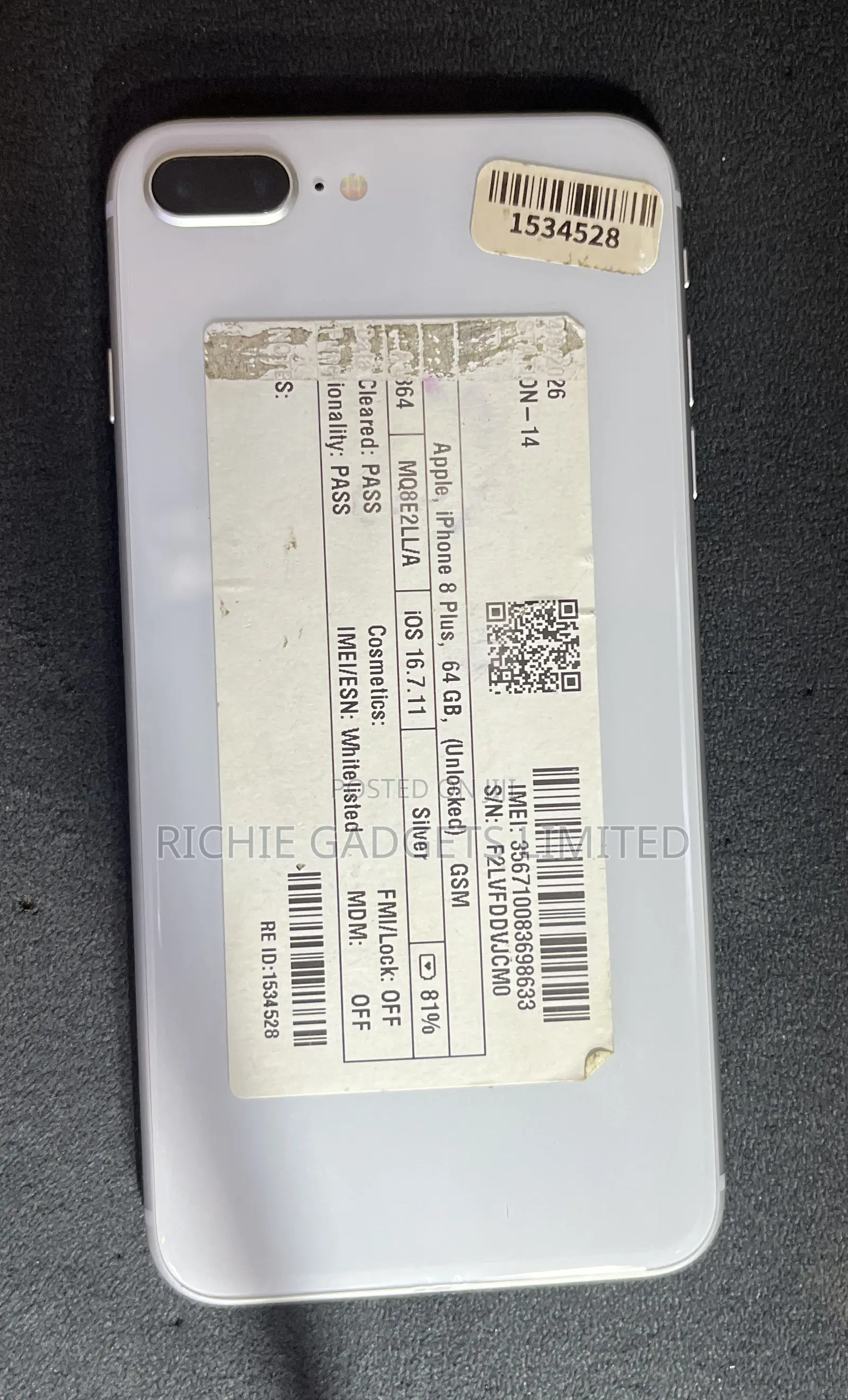 Apple iPhone 8 Plus 64 GB White
