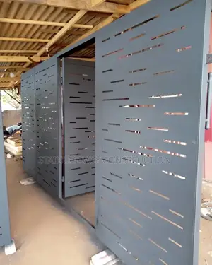 Lasercut Gate at Jabi