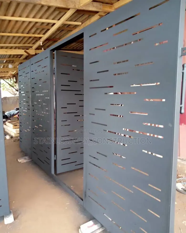 Lasercut Gate at Jabi