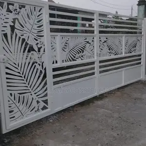 Lasercut Gate at Jabi