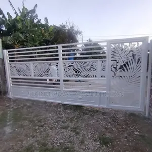 Lasercut Gate at Jabi