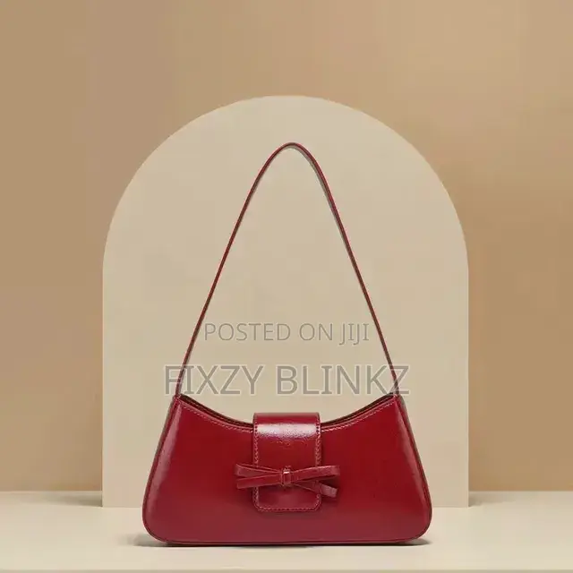 Red Portable Hand Bags