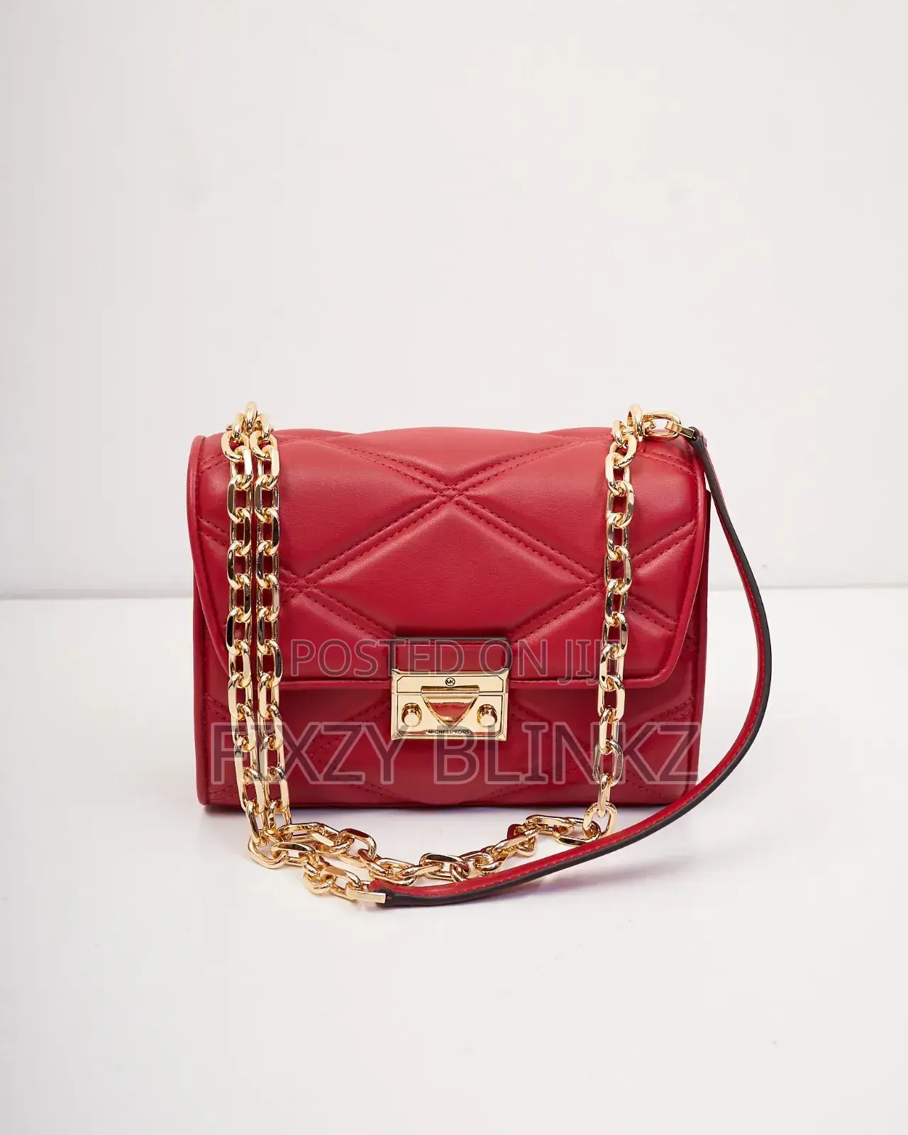 Red Portable Hand Bags