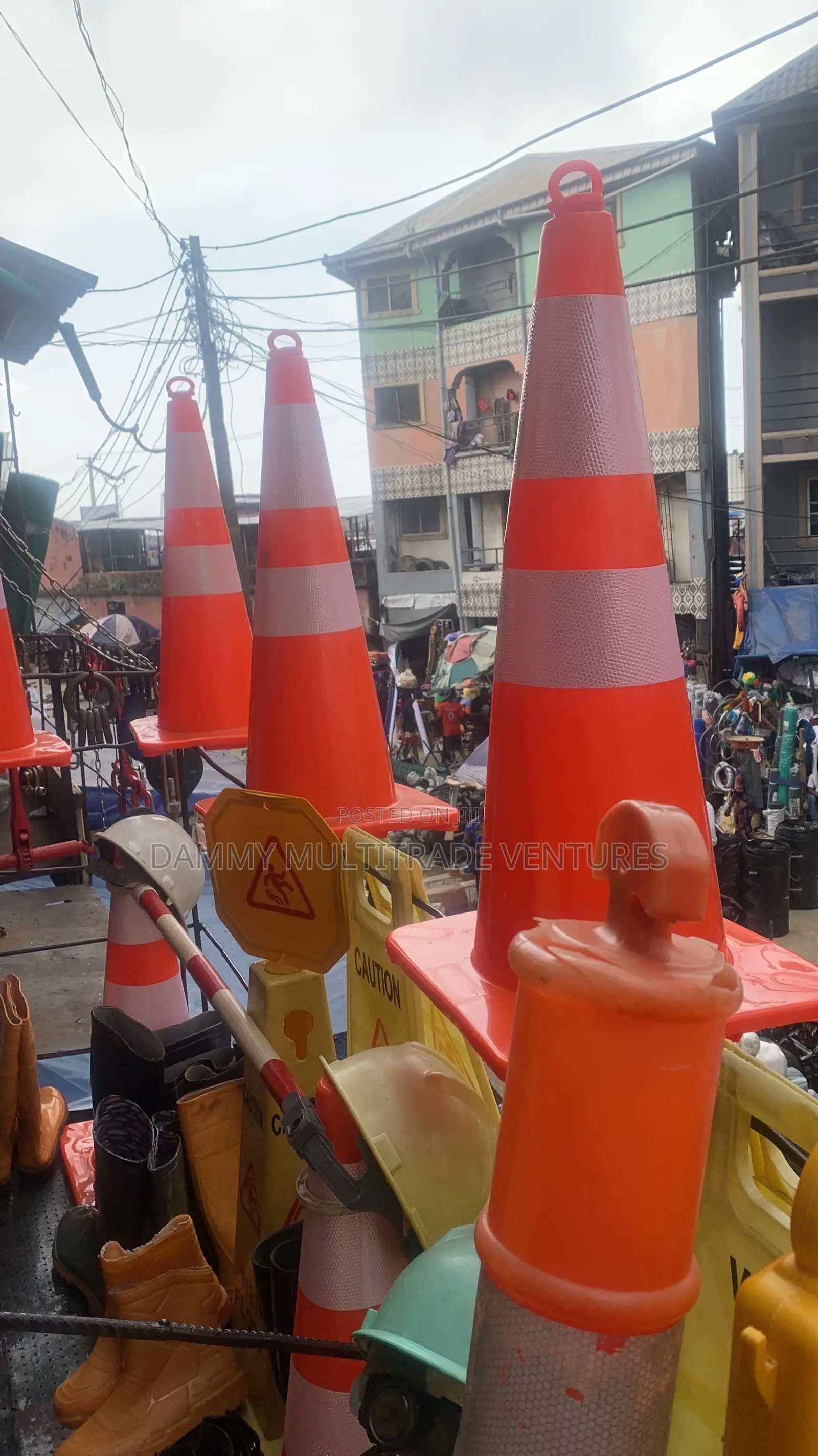High-Visibility, Orange Traffic Safety Cone