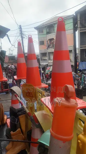 High-Visibility, Orange Traffic Safety Cone