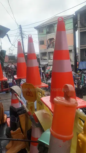 High-Visibility, Orange Traffic Safety Cone