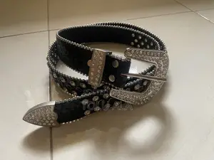 Black Rhinestones Belt