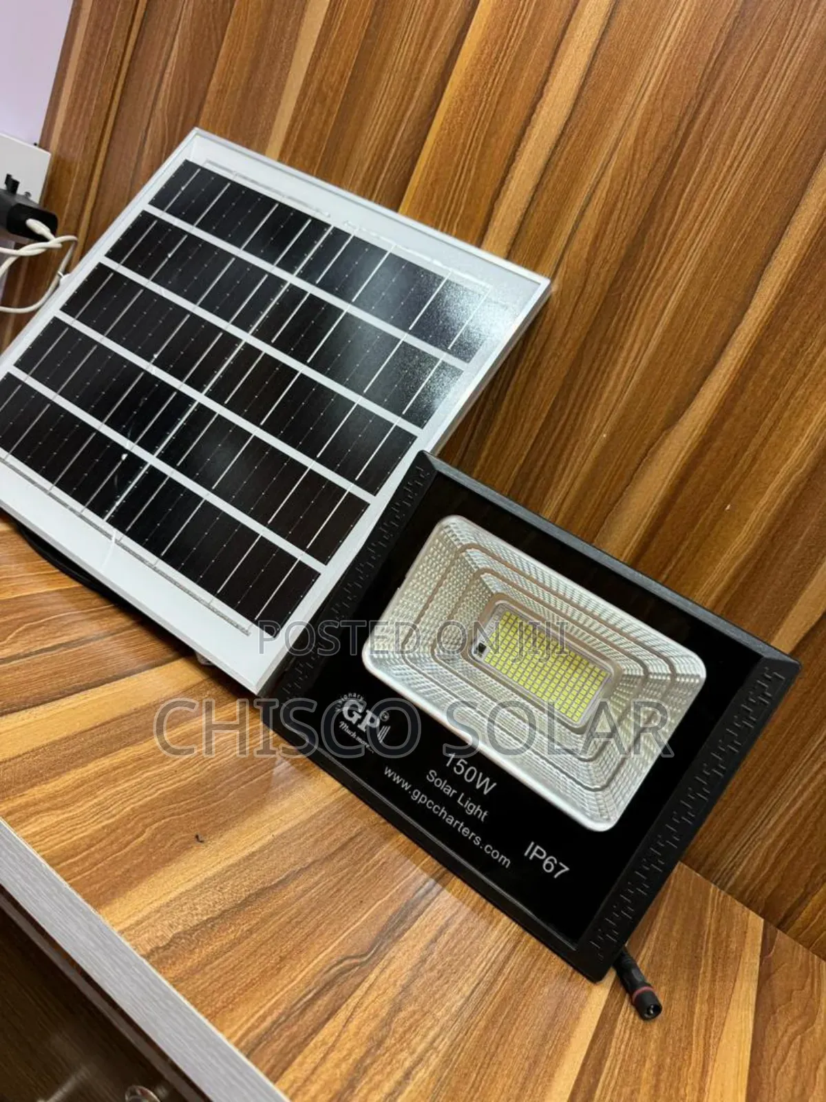 100w Solar Flood Light