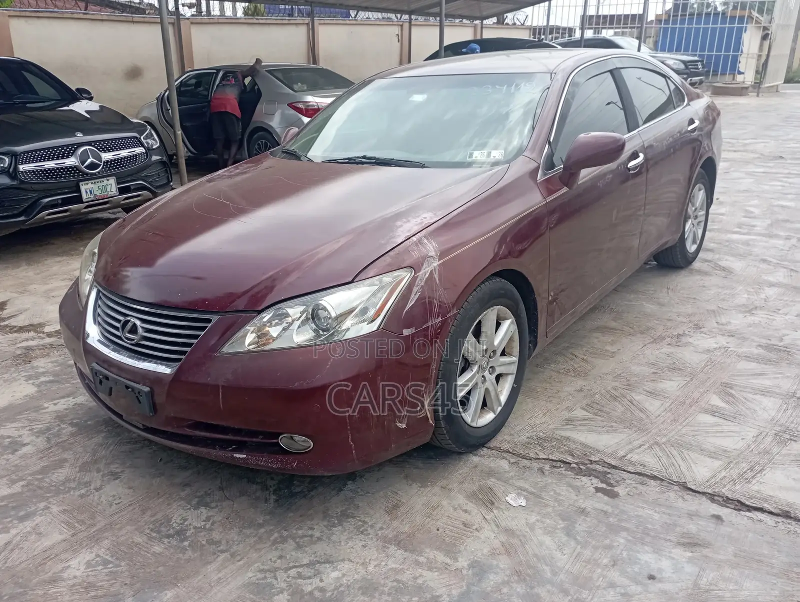Lexus ES 2008 Burgandy