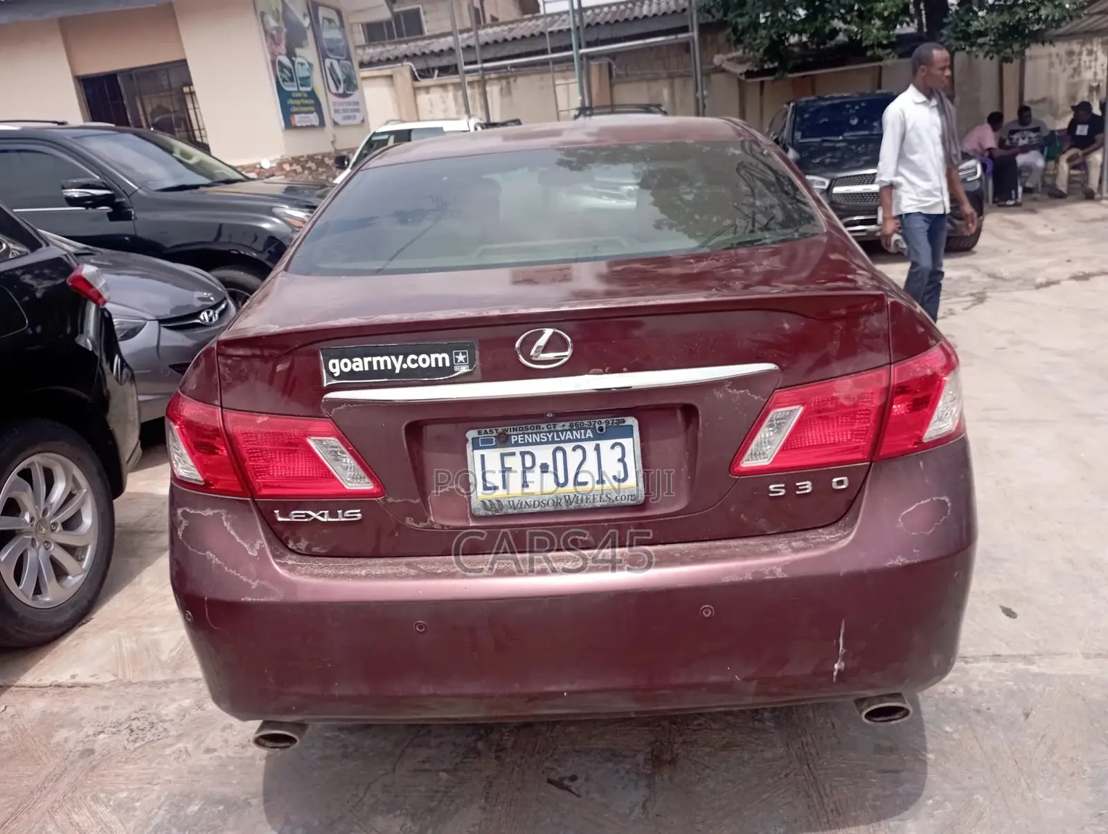 Lexus ES 2008 Burgandy