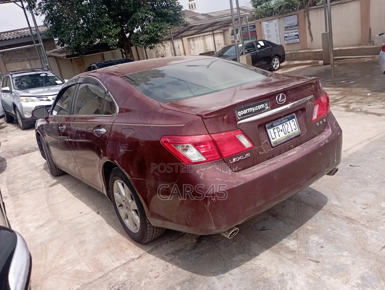 Lexus ES 2008 Burgandy