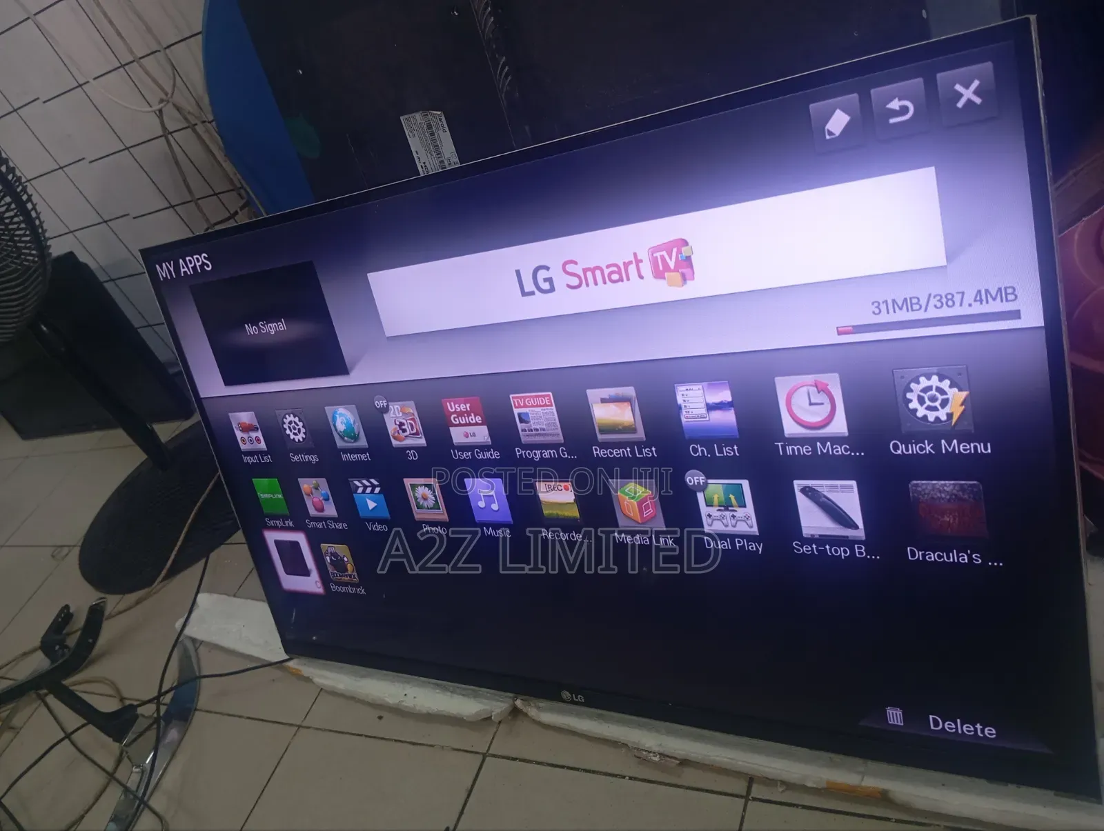 42inch Frameless LG TV