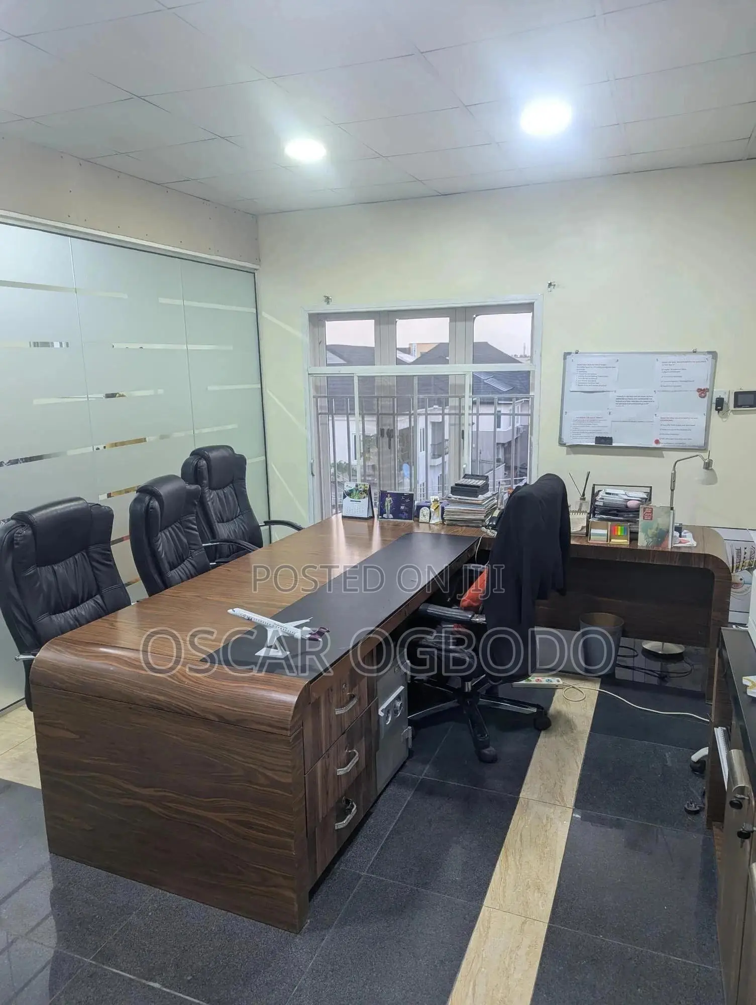 Office Table and Drawers