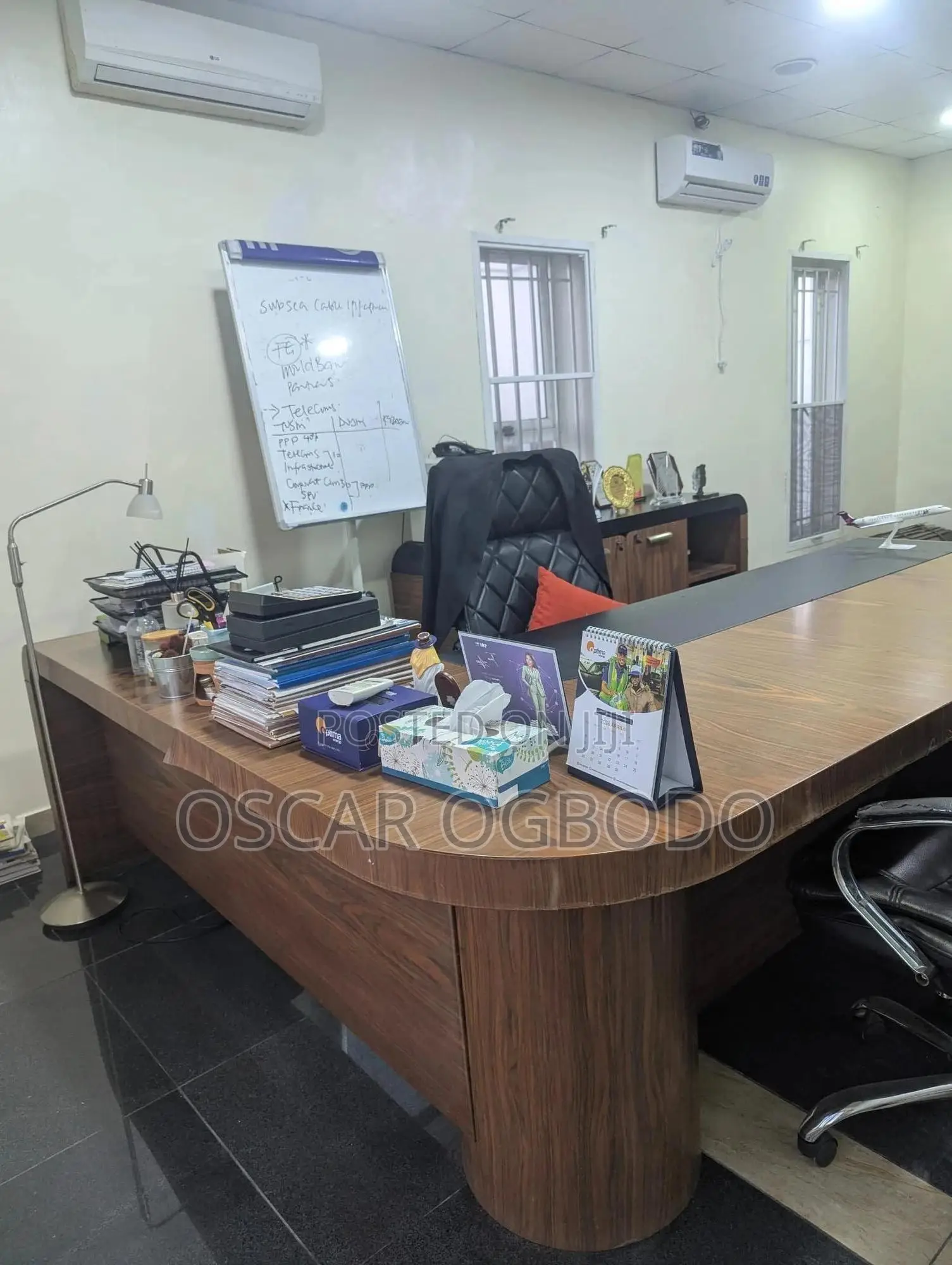 Office Table and Drawers