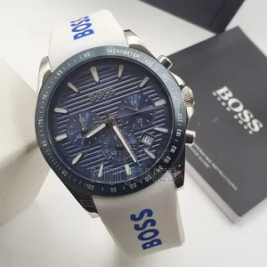 Luxury BOSS Inspired Men Rubber Watch - Quartz Battery*