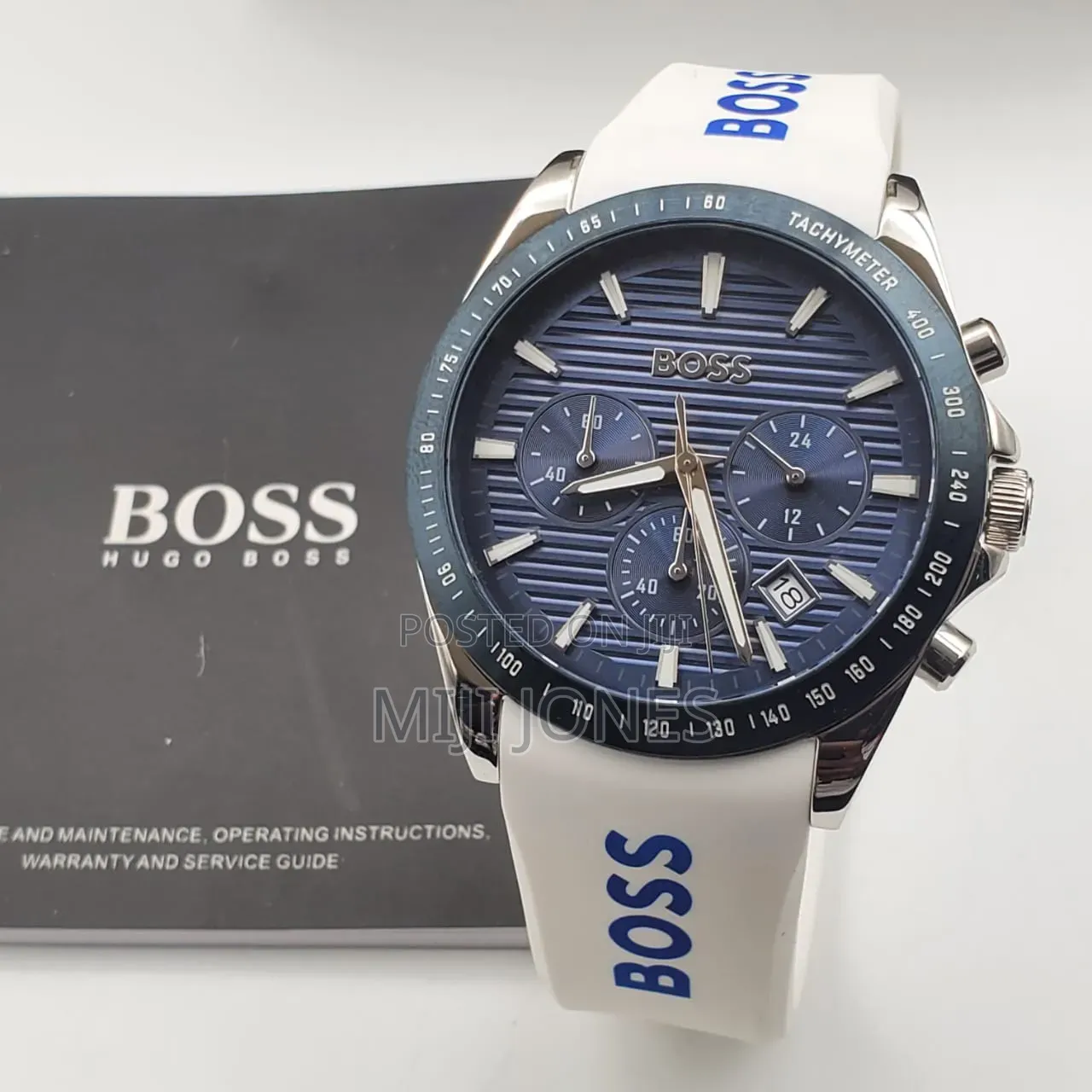 Luxury BOSS Inspired Men Rubber Watch - Quartz Battery*