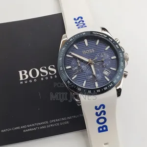 Luxury BOSS Inspired Men Rubber Watch - Quartz Battery*