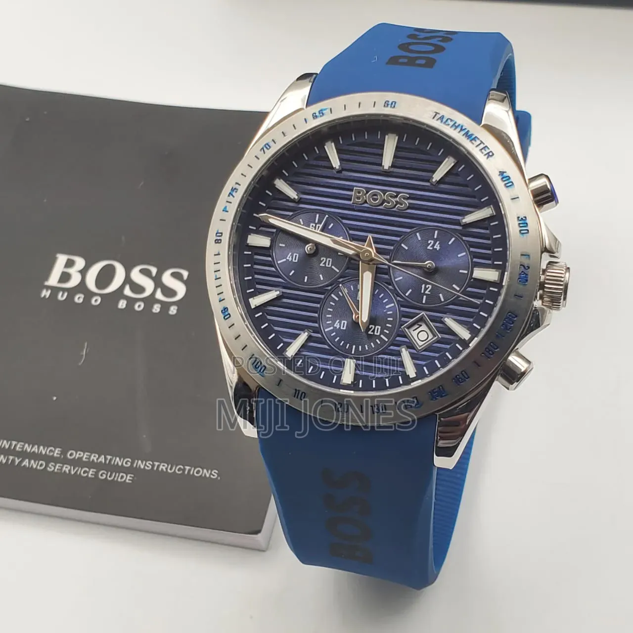 Luxury BOSS Inspired Men Rubber Watch - Quartz Battery*