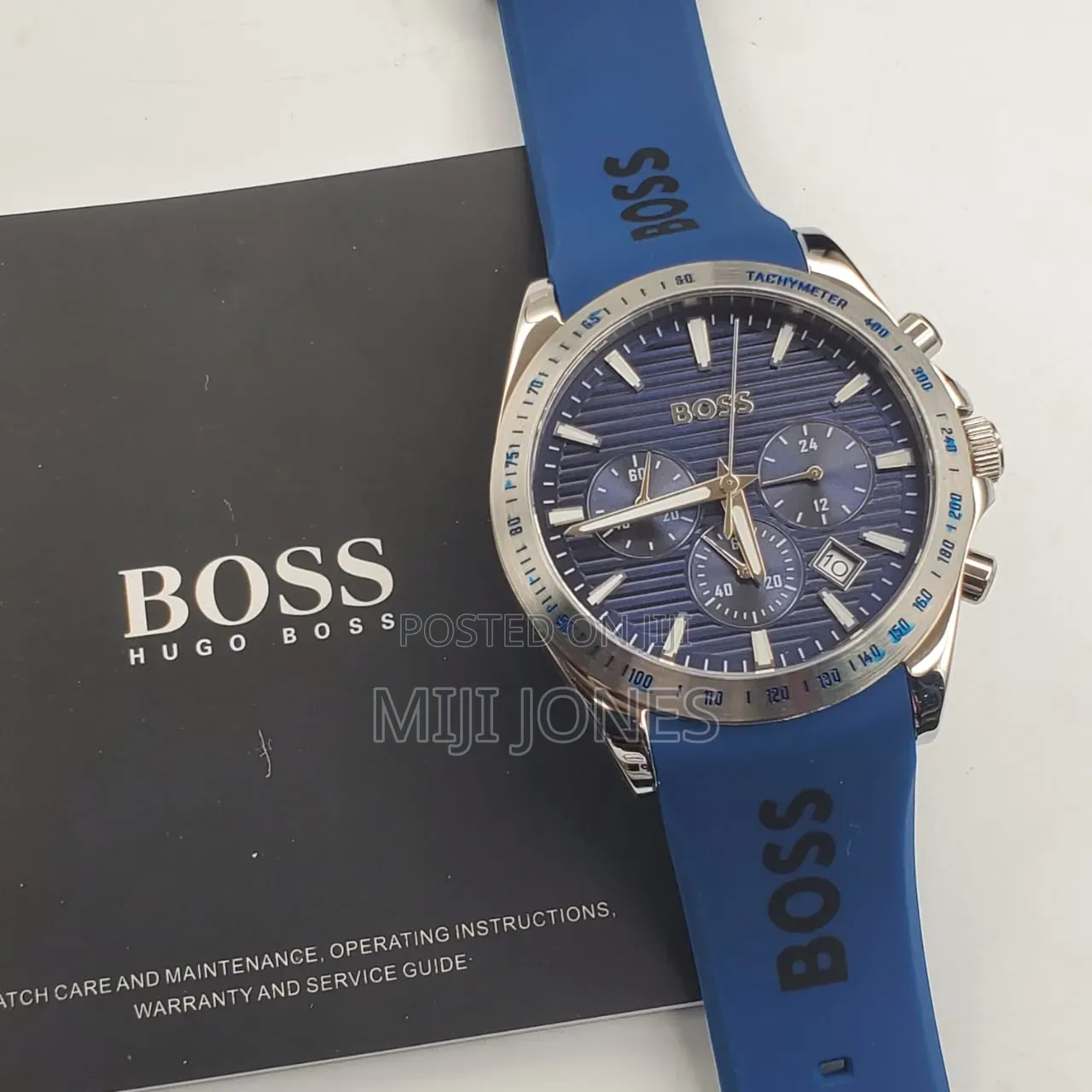 Luxury BOSS Inspired Men Rubber Watch - Quartz Battery*