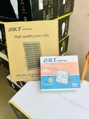 AKT 200W LED Solar Flood Light With Panel – CBS-ELECTRICALS