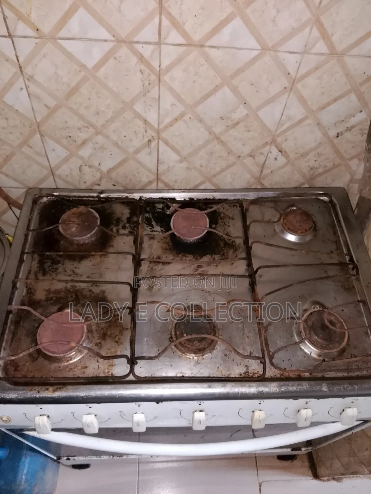 Large Gas Burner With Oven