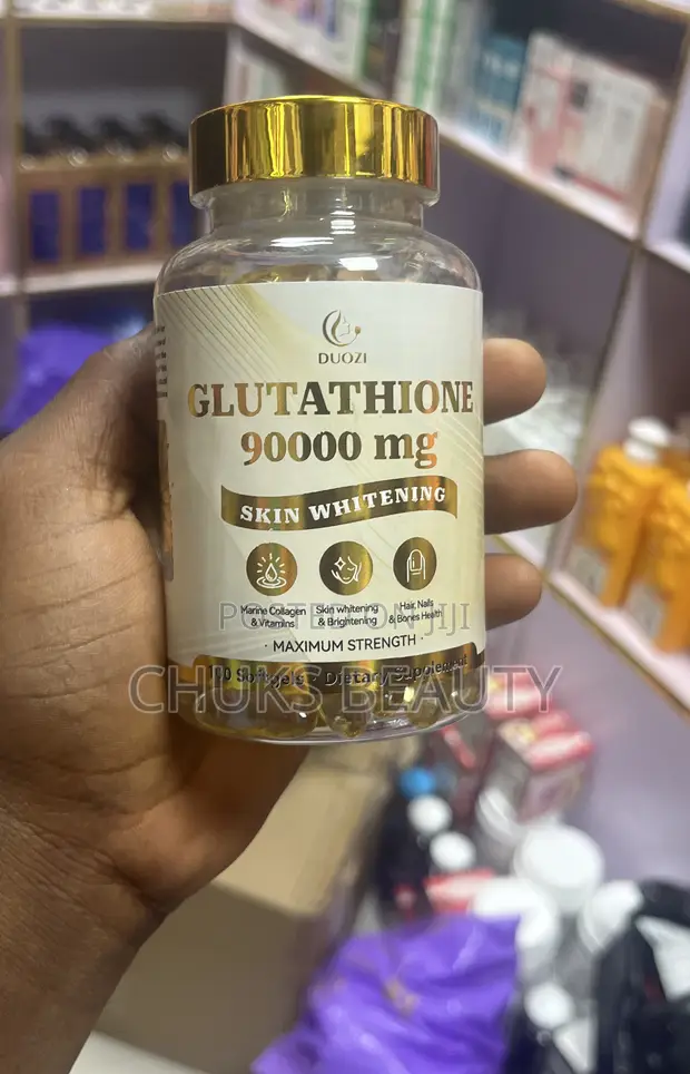 duozi glutathione 90000mg 2-in-1 Collagen +  Brighter skin  Radiant glow  Anti-aging & firm skin  Deep hydration  Natural detox  Stronger hair & nails  Glow from within  DUOZI Glutathione 90,000 Mg Skin