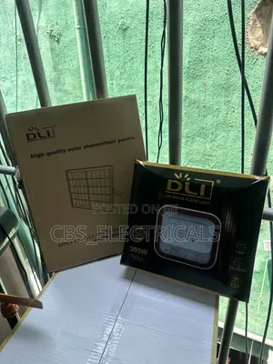 DLI 300W LED Solar Flood Light With Panel – CBS-ELECTRICALS
